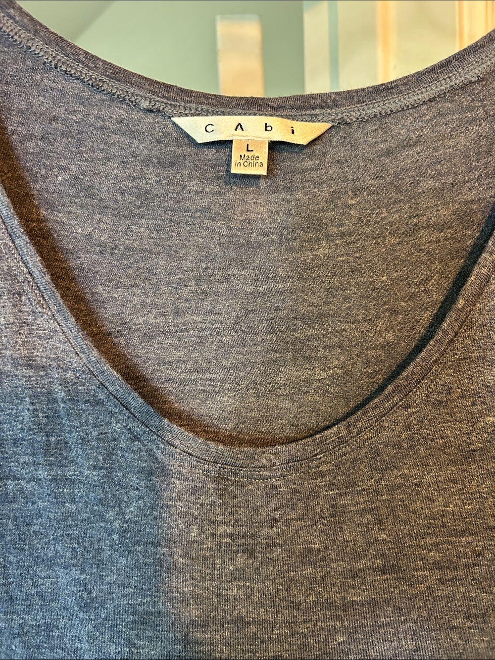 CAbi Indigo Tee in Heather Navy Style Number 259 - Picture 3 of 4